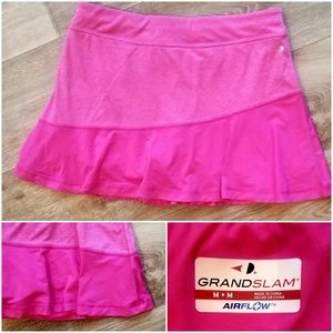 NWT🎾 GRAND SLAM AIR FLOW PINK 🎾TENNIS/GOLF SKIRT